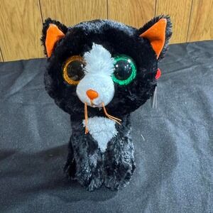 TY Beanie Baby Black and white Luna the Cat Beanie Boo NWT